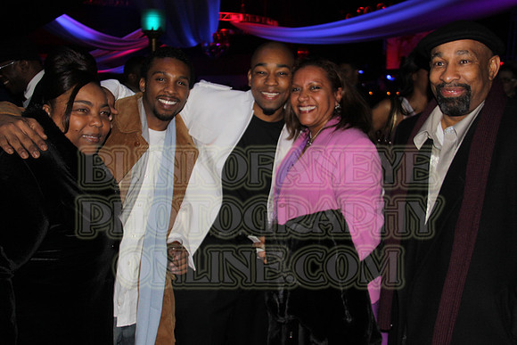 ACTOR DENISE WHITE, HIS MOM & DAD, DEDRA TATE & HER NEPHEW