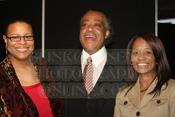 TERRIE WILLIAMS, AL SHARPTON & GUEST