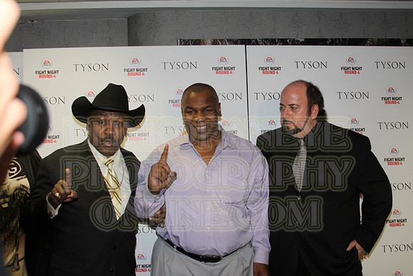 JOE FRAZIER, MIKE TYSON, JAMES TOBACK