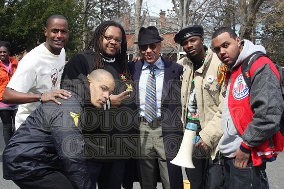 ACTORS Q, JACKIE LONG,  DIRECTOR CHRIS ROBINSON, GIANCARLO ESPOSITO, DEREK LUKE AND AL B. DANIELS