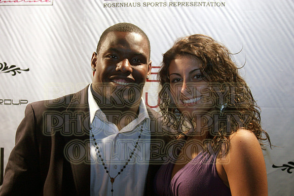 Chicago Bears Adewale Ogunleye & Guest