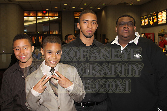 TAJ HUGGINS, AMIR TYSON, AJAHN HUGGINS, EARL HUGGINS